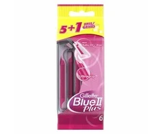 "Gillette Mėlyna II Plus" 5 + 1 vienetai