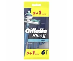 Skutimosi peiliukai Gillette Mėlyna II Plus 6 vnt