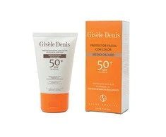 "Gisèle Denis Color" apsauginis veido kremas nuo saulės Spf50+ vidutinio/tamsumo 40ml