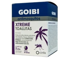 Goibi Xtreme Mosquito Repellent Wipes 16 Uts