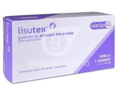 "Lisutex" nitrilo pirštinės S-P T-G 100U