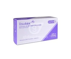 "Lisutex" nitrilo pirštinės S-P T-G 100U