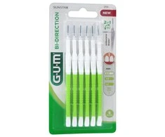 Gum Bi-Direction tarpdančių valymo priemonė 0,7mm žalia