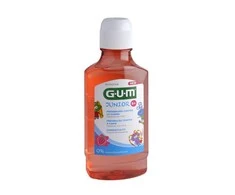Gum Junior braškių skonio burnos skalavimo skystis nuo 6 metų 300ml