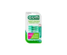 Gum Soft Picks Comfort Flex Reg Mint tarpdančių valymo priemonė 40vnt