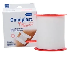 "Hartmann Omniplast" lipni juosta balta 5 cmx5 m