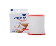 "Hartmann Omniplast" lipni juosta balta 5 cmx5 m
