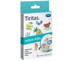 Hartmann Plasters Aqua Kids 2 dydžiai 12vnt