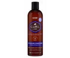 "Hask Curl Care" garbanotų plaukų priežiūros išššukuojamasis kondicionierius 355ml