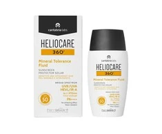 Apsauginis fluidas nuo saulės, Heliocare 360º Mineral Tolerance Fluid Spf50, 50ml