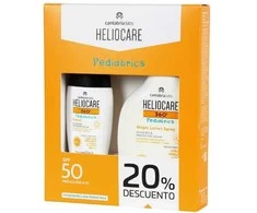 „Heliocare Pediatrics“ atopicinis losjonas nuo saulės, purškiklis SPF50, 250 ml, 2 dalių rinkinys