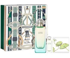Hermes Un Jardin Sur Le Nil EDT rinkinys Unisex (EDT 100 ml + EDT 7,5 ml + parfumuotas muilas 50 g)