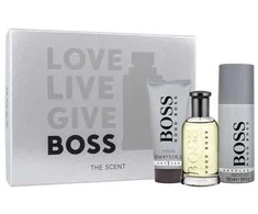 Hugo Boss BOSS Bottled rinkinys vyrams (EDT, 100 ml + dušo želė, 100 ml + dezodorantas, 75 ml)