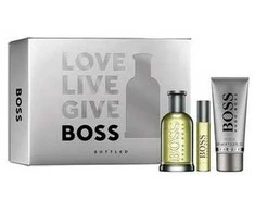Hugo Boss BOSS Bottled rinkinys vyrams (PP kvepalai, 100 ml + dušo želė, 100 ml + dezodorantas, 75 ml)