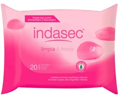 "Indasec Clean And Fresh" intymios higienos servetėlės 20 vienetų