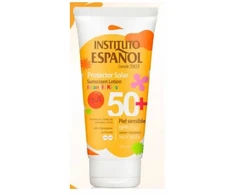 „Instituto Español“ apsauginis veido losjonas nuo saulės vaikams nuo saulės SPF 50, 150 ml, jautriai odai