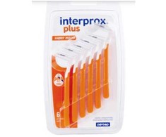 Interprox Plus Super Micro Toothbrush tarpdančių šepetėliai, 6 vnt.