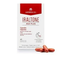 Iraltone Aga Plus nuo plaukų slinkimo 60 kapsulių