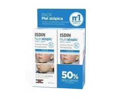 Isdin Nutratopic Pro-AMP atopinės odos veido kremai 2 vnt., 50 ml