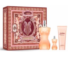 Jean Paul Gaultier Classique EDT rinkinys moterims (EDT, 100 ml + EDT, 6 ml + kūno losjonas, 75 ml)