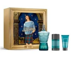 Jean Paul Gaultier Le Male rinkinys vyrams (EDT, 125 ml + balzamas po skutimosi, 50 ml + dezodorantas, 75 g)