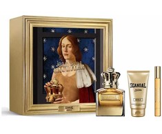 Jean Paul Gaultier Scandal Absolu Parfum Concentré Pour Homme rinkinys vyrams (PP kvepalai, 100 ml + dušo želė, 75 ml + PP kvepalai, 10 ml)