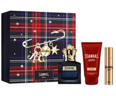 Jean Paul Gaultier Scandal Pour Homme Intense rinkinys vyrams (EDP, 100 ml + dušo želė, 75 ml + EDP, 10 ml)