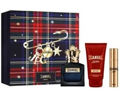Jean Paul Gaultier Scandal Pour Homme Intense rinkinys vyrams (EDP, 100 ml + dušo želė, 75 ml + EDP, 10 ml)