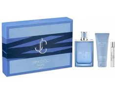 Jimmy Choo Man Aqua Eau De Toilette Purškiklis, 100 ml Set 3 Pieces