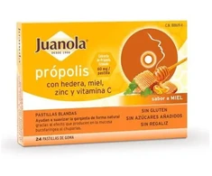 Juanola Própolis Hedera Sabor Miel 24 Pastillas