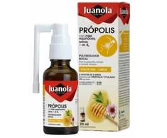 Angelini Juanola Propolis su medumis, ežiuole, šalaviju ir vitaminu B3 30ml