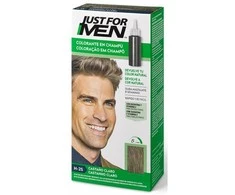Just For Men Šampūnas-in Haircolor šviesiai rudas tonuojantis šampūnas, 66 ml