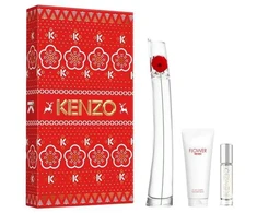 Kenzo Flower By Kenzo rinkinys moterims (EDP, 100 ml + EDP, 10 ml + kūno losjonas, 75 ml)