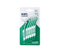 "Kin Micro" tarpdančių šepetėlis 6 vnt
