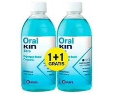 Kin Oralkin Zero burnos skalavimo skysčio pakuotė 2 vnt