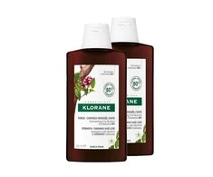 "Klorane" šampūnas su chininu ir "Edelveiss Bio" 2x400ml