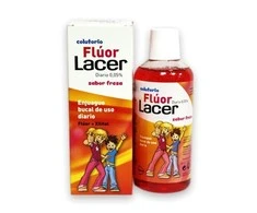 Lacer™ Fluoridas 0,05 Braškių burnos skalavimo skystis 500ml