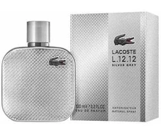Lacoste L.12.12 Sidabrinis Pilkas EDP parfumuotas vanduo vyrams, 100 ml