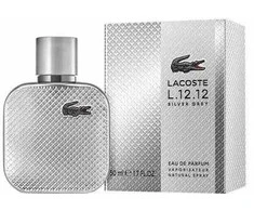 Lacoste L.12.12 Sidabrinis Pilkas EDP parfumuotas vanduo vyrams, 50 ml
