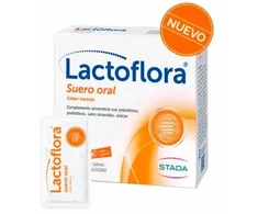 Lactoflora Oral Serum Oranžinis Flavor Probiotics Prebiotics 6 Sachets