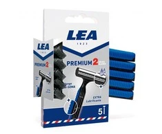 "Lea Premium" 2 ašmenys Vienkartiniai peiliukai 5 vienetai