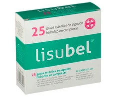 Lisubel sterilios marlės marlės pagalvėlės hidrofolinės medvilnės kompresai 25U