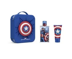 Capitan America "Marvel Captain America" tualetinis vanduo su purškikliu 100 ml, 3 dalių rinkinys