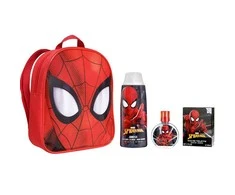 Marvel Air-Val Spider-Man rinkinys vaikams (kuprinė + EDT, 50 ml + dušo želė, 300 ml)
