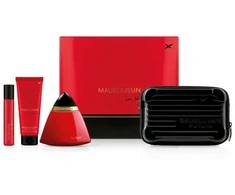 Mauboussin Mauboussin in Raudona rinkinys moterims (EDP, 100 ml + EDP, 20 ml + kūno losjonas, 75 ml)