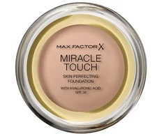 Max Factor Miracle Touch Skin Perfecting Foundation Spf30 045 Warm Almond