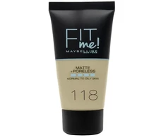 Maybelline Fit Me Matte + Poreless Foundation 118 Nude 30ml