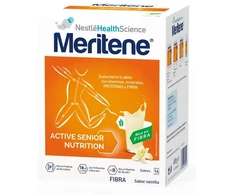 Meritene Active Senior Nutrition Batido Sabor Vainilla Rico En Fibra 14 Sobres