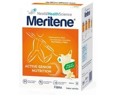 Meritene Active Senior Nutrition Vanilės skonio kokteilis, kuriame gausu skaidulų 14 vnt