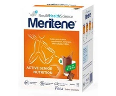 Meritene Active Senior Nutrition šokolado skonio turtingas skaidulų kokteilis 14 vnt.